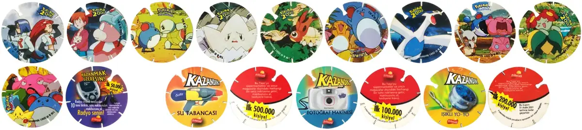 Pok&eacute;mon Jet Taso &Ouml;d&uuml;l Tasoları